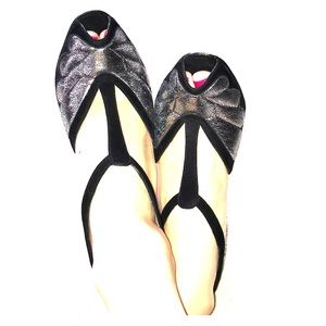 Christian Louboutin Peplum Suede butterfly heels